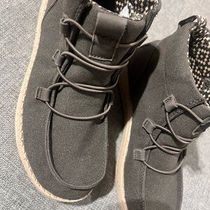 Hey Dude Women's Black Lace Up Boots